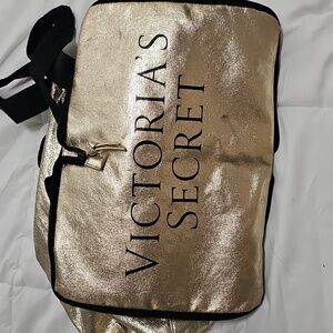 Victoria's Secret Gold Tote Bag